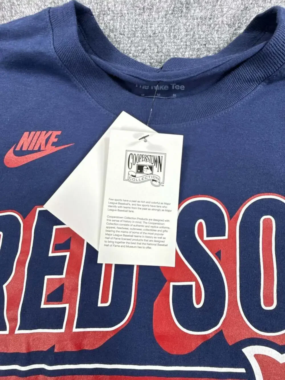 Nike Boston Red Sox Cooperstown Collection Est. 1901 Navy T-Shirt- Medium